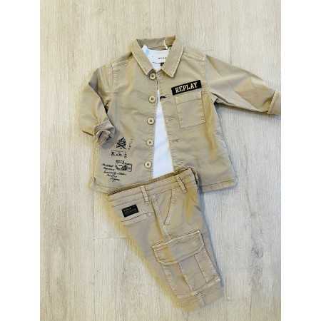 Bermuda cargo Replay beige