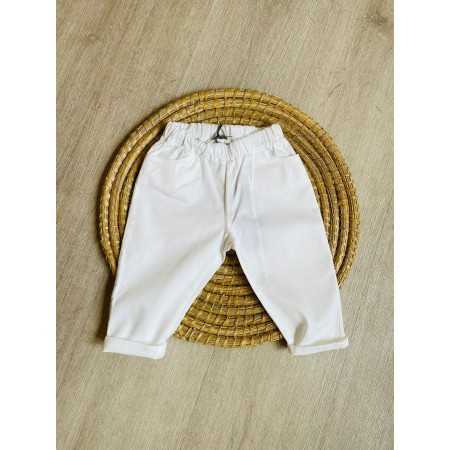 Pantaloni chinos Jo Milano bianco