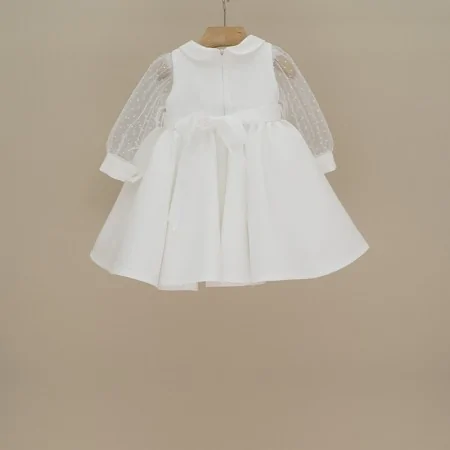 Abito battesimo Ninnaoh tulle pois