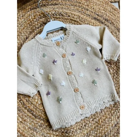 Cardigan fiori NameIt rosa