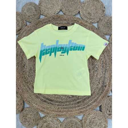 T-Shirt Replay giallo