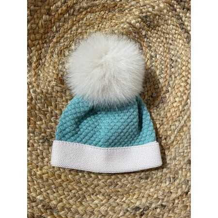 Cappello pon pon Marlù pelliccia