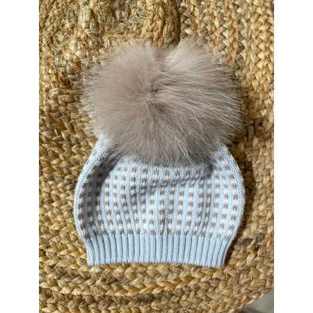 Cappello pon pon Marlù tortora Cappello pon pon Marlù tortora