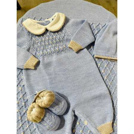 Tutina Smock Bebè di Almy Tutina Smock Bebè di Almy