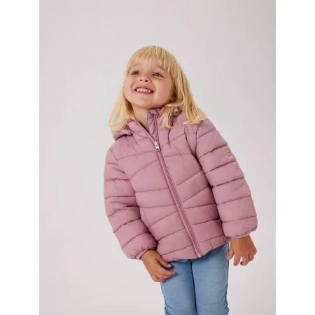 Giubbino rosa 100gr NameIt cappuccio