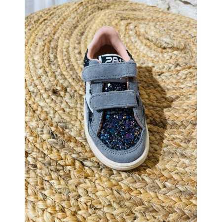 Sneakers glitter 2B12 grigio
