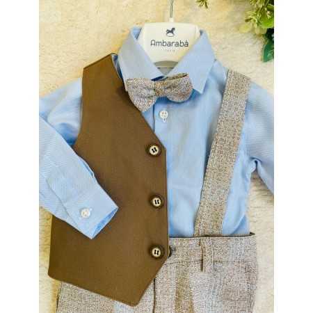 Completo Elegante Neonato - Stile e Comfort Assoluti