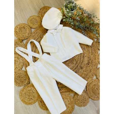 Completo Battesimo Total White - Eleganza e Comfort