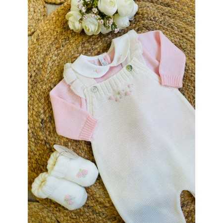 Salopette in Lana Neonata - Eleganza e Comfort |Baby Lord