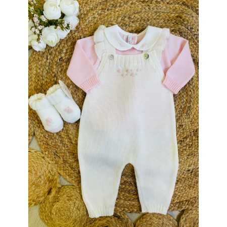Salopette in Lana Neonata - Eleganza e Comfort |Baby Lord