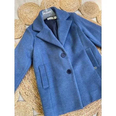 Cappotto Bambina Carta da Zucchero - Eleganza e Comfort
