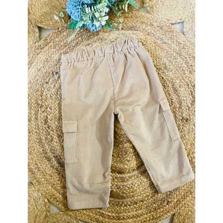 Pantaloni Cargo Bambino in Velluto a Coste - Comodi e Stile Pantaloni Cargo Bambino in Velluto a Coste - Comodi e Stile