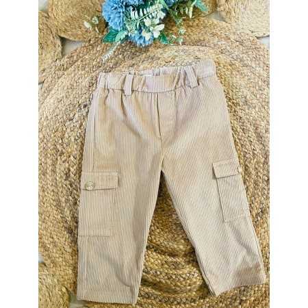 Pantaloni Cargo Bambino in Velluto a Coste - Comodi e Stile Pantaloni Cargo Bambino in Velluto a Coste - Comodi e Stile