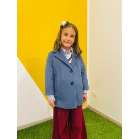 Cappotto Bambina Carta da Zucchero - Eleganza e Comfort