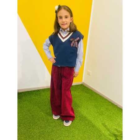 Pantaloni velluto Please