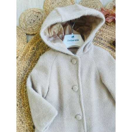 Cappottino Bambina in Panno Tramato - Eleganza e Comfort Cappottino Bambina in Panno Tramato - Eleganza e Comfort