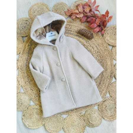Cappottino Bambina in Panno Tramato - Eleganza e Comfort Cappottino Bambina in Panno Tramato - Eleganza e Comfort