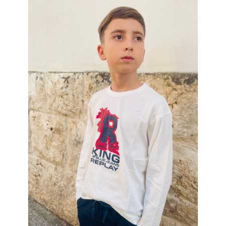 T-shirt Replay Bimbi: Cotone, Comfort e Stile T-shirt Replay Bimbi: Cotone, Comfort e Stile