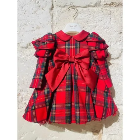 Abito Natalizio Elegante Tartan Bambina - Stile Unico