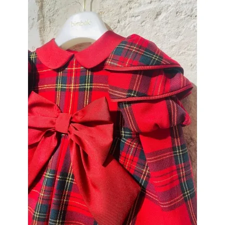 Abito Natalizio Elegante Tartan Bambina - Stile Unico