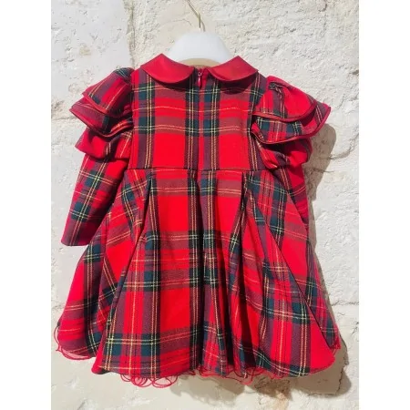 Abito Natalizio Elegante Tartan Bambina - Stile Unico