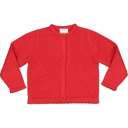 Golfino Rosso Bambina in Maglia - Eleganza e Comfort