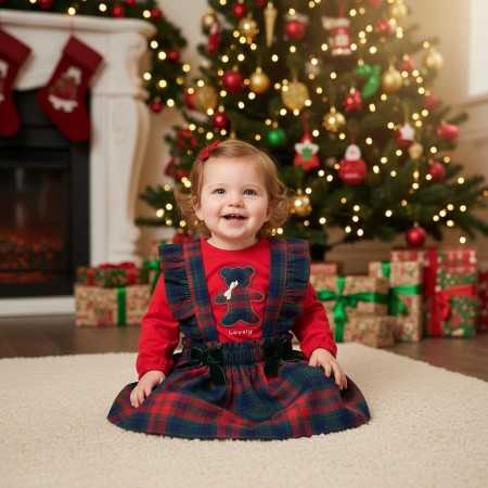 T-shirt Natalizia Bambina in Cotone - Elegante e Comoda