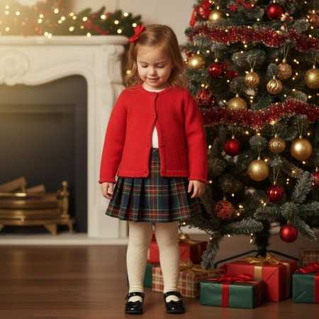 Golfino Rosso Bambina in Maglia - Eleganza e Comfort