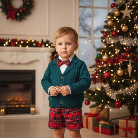 Completo Natalizio Elegante Bambino - Stile e Comfort