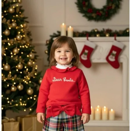 Completo Natalizio Bambina - Eleganza e Comfort