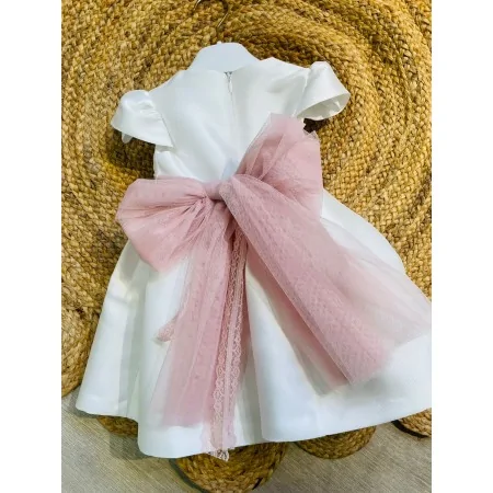 Abito Battesimo Neonata Mikado - Eleganza e Comfort