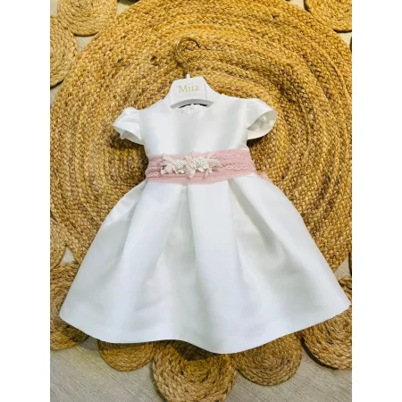 Abito Battesimo Neonata Mikado - Eleganza e Comfort