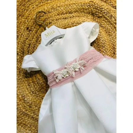 Abito Battesimo Neonata Mikado - Eleganza e Comfort