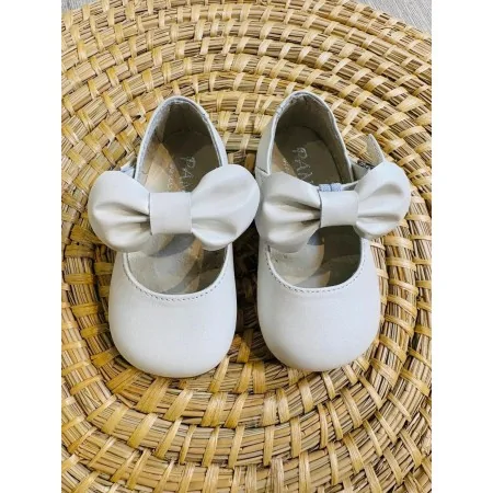 Ballerina Bimba in Pelle bianco perla- Eleganza e Comfort Ballerina Bimba in Pelle bianco perla- Eleganza e Comfort