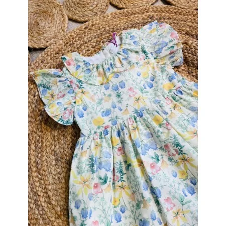 Abito Bimba in Puro Cotone Liberty - Eleganza e Comfort