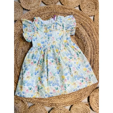 Abito Bimba in Puro Cotone Liberty - Eleganza e Comfort