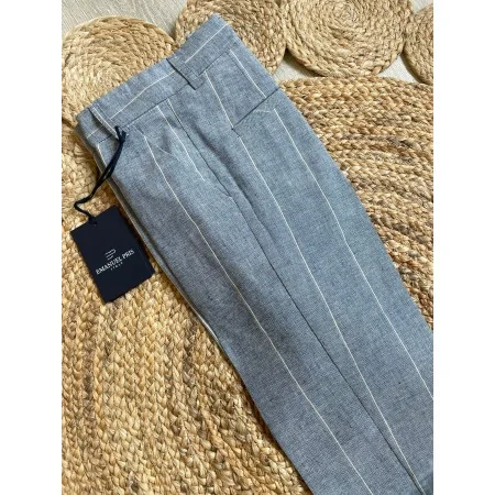 Chinos Bambino Effetto Denim Beige - Eleganza e Comfort