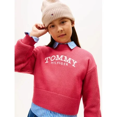 Maglioncino Crop Bambina Tommy Hilfiger - Eleganza in Cotone