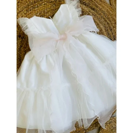 Abito Battesimale Elegante in Tulle - Mimilù