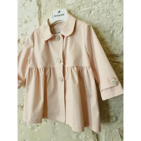 Trench Bambina Svasato in Cotone | Eleganza e Comfort