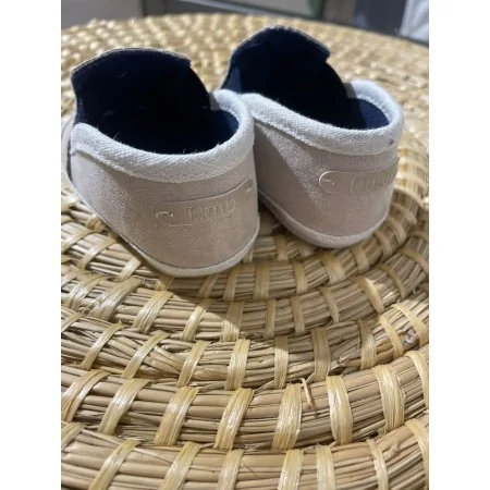Slip On Culla Beige Nabuk - Eleganza e Comfort Neonati