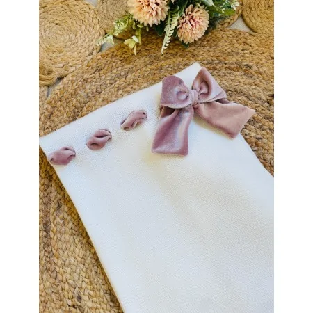Coperta fiocco velluto Baby Lord