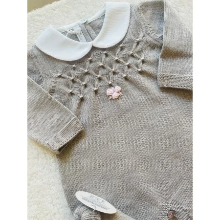 Tutina in Pura Lana Neonata - Made in Italy Elegante
