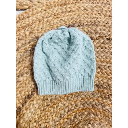 Cappellino in Pura Lana per Neonato - Verde Lichene Marlù