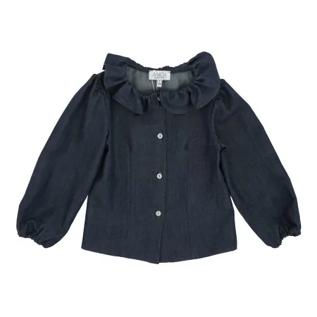 Camicia Bimba Colletto Volant - Eleganza e Comfort