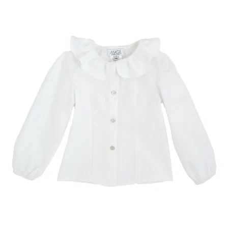 Camicia bambina elegante - Colletto volant | MAGIL