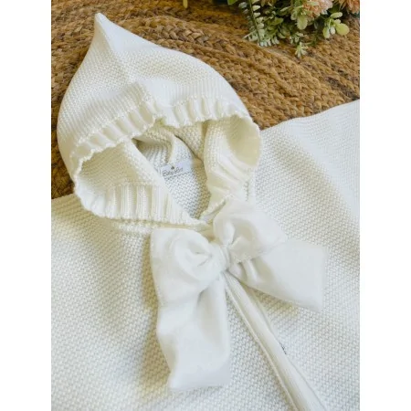 Mantellina Neonata in Lana | Made in Italy – Elegante Mantellina Neonata in Lana | Made in Italy – Elegante