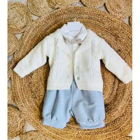 Completo Battesimo Neonato Made in Italy
