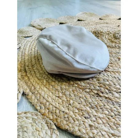 Coppola Velluto Beige Neonato | Nuvolè