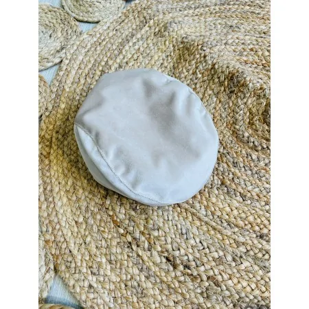 Coppola Velluto Beige Neonato | Nuvolè Coppola Velluto Beige Neonato | Nuvolè